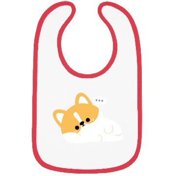 Discover Tired Corgi Bibs