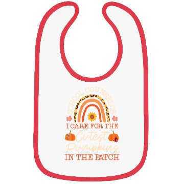 Discover School Counselor Pumpkin Fall Bibs