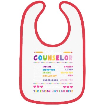 Discover School Counselor School Counselor Bibs