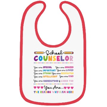 Discover School Counselor School Counselor Bibs