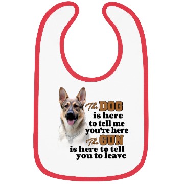 Discover German Shepherd Gun Owner Bibs