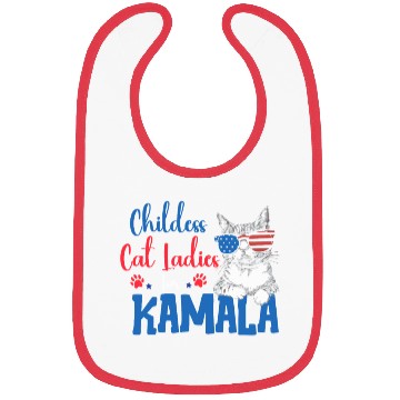 Discover Childess Cat Ladies for Kamala Bibs