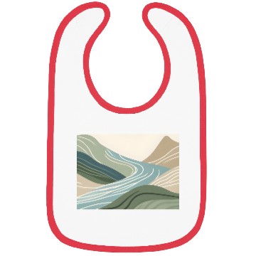 Discover Mountain River Flow Bibs