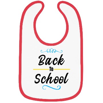Discover back to school typography design Bibs