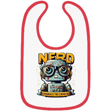 Discover NERD EMBRACE THE CIRMITRY Bibs