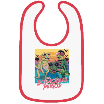 Discover The Bodacious Period - Bold Retro Design Bibs