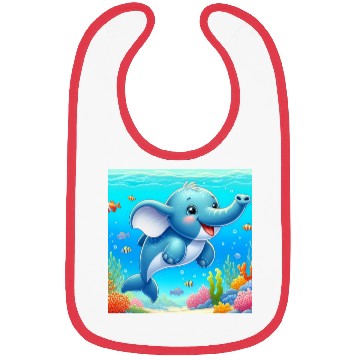 Discover The elephant-dolphin Bibs