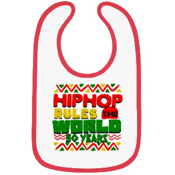 Discover Hip Hop Rules Bibs