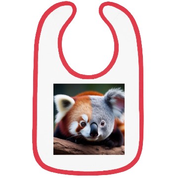 Discover The red panda-koala Bibs