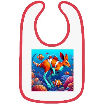 Discover The kangaroo-clown fish Bibs