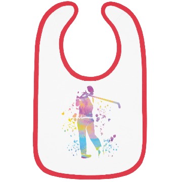 Discover Golfer Colorsplash Kids Miniature Golf Bibs