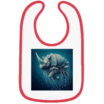 Discover The jellyfish-rhino Bibs