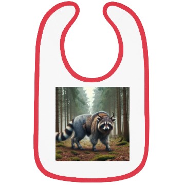 Discover The raccoon-buffalo Bibs