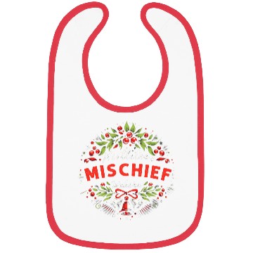 Discover Mistletoe Mischief Makers Funny Matching Christmas Bibs