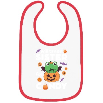 Discover Frog Halloween Trade Sister For Candy Bibs