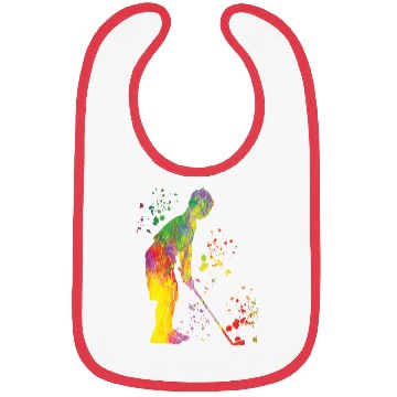 Discover Golfer Colorsplash Kids Miniature Golf Bibs
