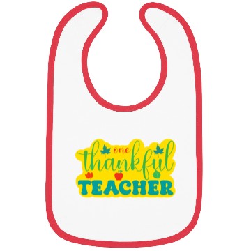 Discover one thankful teacher Bibs