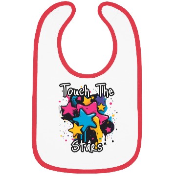 Discover Touch The Stars Splatter Bibs