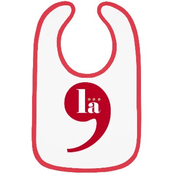 Discover Comma La - Kamala Harris 2024 Playful LA Election Bibs