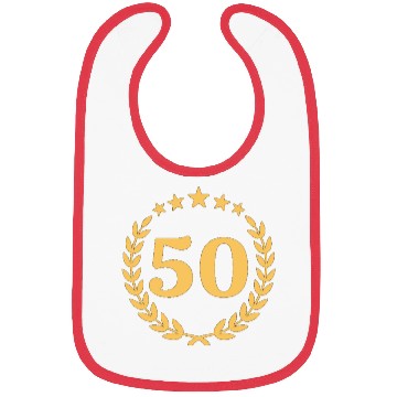 Discover 50th birthday Bibs