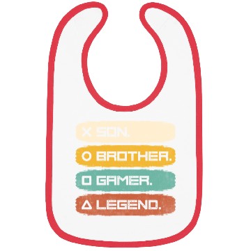 Discover Son Brother Gamer Legend Bibs