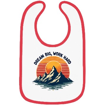 Discover Dream Big, Work Hard Bibs
