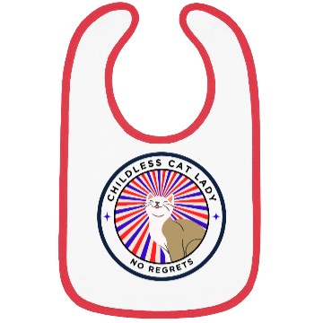 Discover Childless cat lady. no regrets Bibs