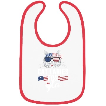 Discover Funny Cat Ladies for Comma La Kamala Harris Bibs