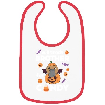 Discover Platypus Halloween Trade Brother For Candy Bibs