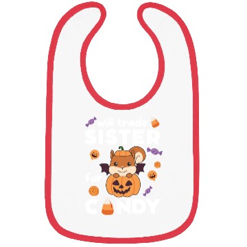 Discover Squirrel Halloween Trade Sister For Candy Bibs