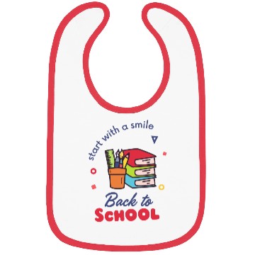 Discover Back to School - Start with a Smile Bibs