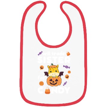 Discover Giraffe Halloween Trade Sister For Candy Bibs