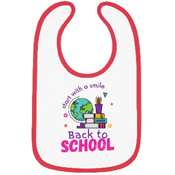 Discover Back to School, A World of Knowledge Awaits Bibs