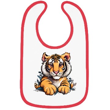 Discover Baby Tiger Bibs