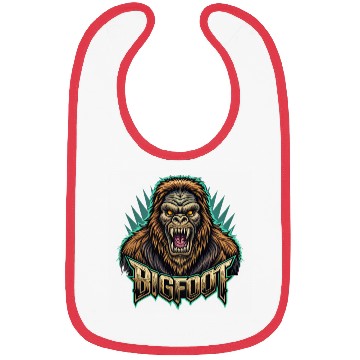 Discover Explore a unique Bigfoot design Bibs