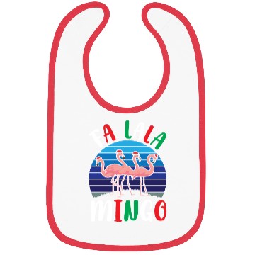 Discover Candy Cane Flamingoes Fa La La Mingo Flamingo Bibs