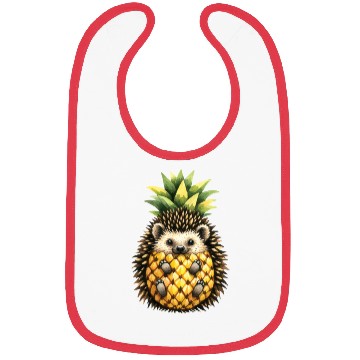 Discover Spiky Pineapple Fruit Lover Funny Design Bibs
