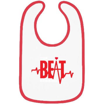 Discover THE BEAT GOES ON HEARTBEAT Bibs