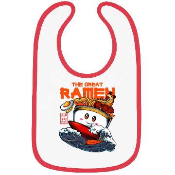 Discover Cute Great Ramen Bowl Japanese Noodles Bibs