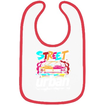 Discover Graffiti Sprayer Rap Cool Bibs