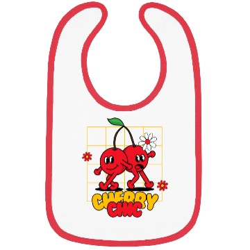 Discover Funky Cherry Chic Sweet Style with a Playful Twist Bibs
