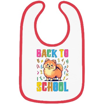Discover Back To School with a Cute Pomeranian Bibs