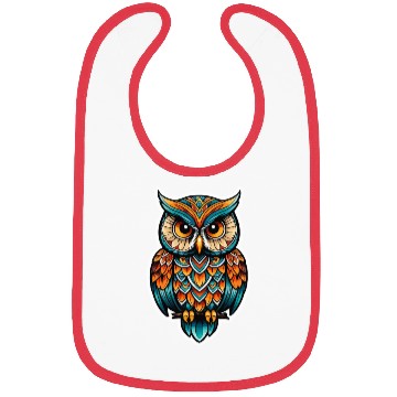 Discover Owl Neo Traditional Bibs