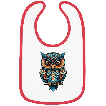 Discover Owl Neo Traditional Bibs