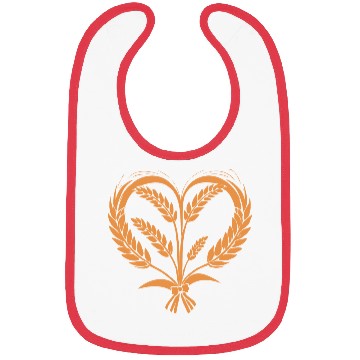 Discover Wheat Cereal Grain Food Lover Funny Design Bibs