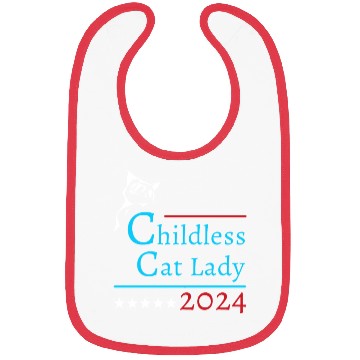 Discover "Childless Cat Lady" Kamala Harris 2024 Bibs
