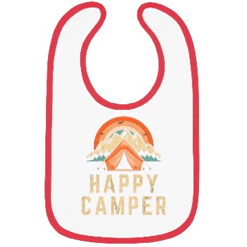 Discover Happy Camper - Camping Lover Bibs