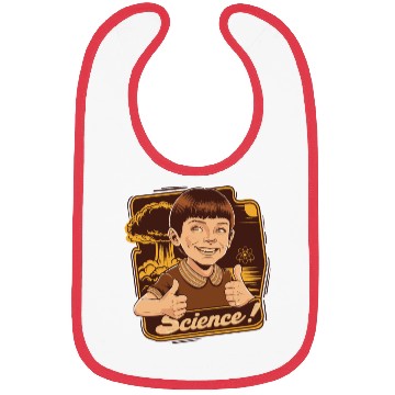 Discover Bold Science Typography for Active Minds Bibs