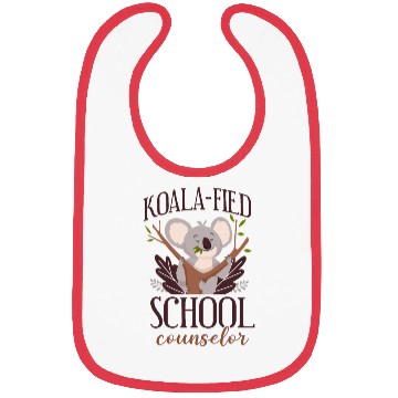 Discover School Counselor Koala Koala-Fied Bibs