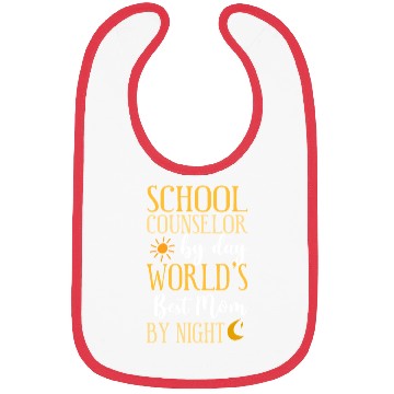 Discover School Counselor Mom School Bibs